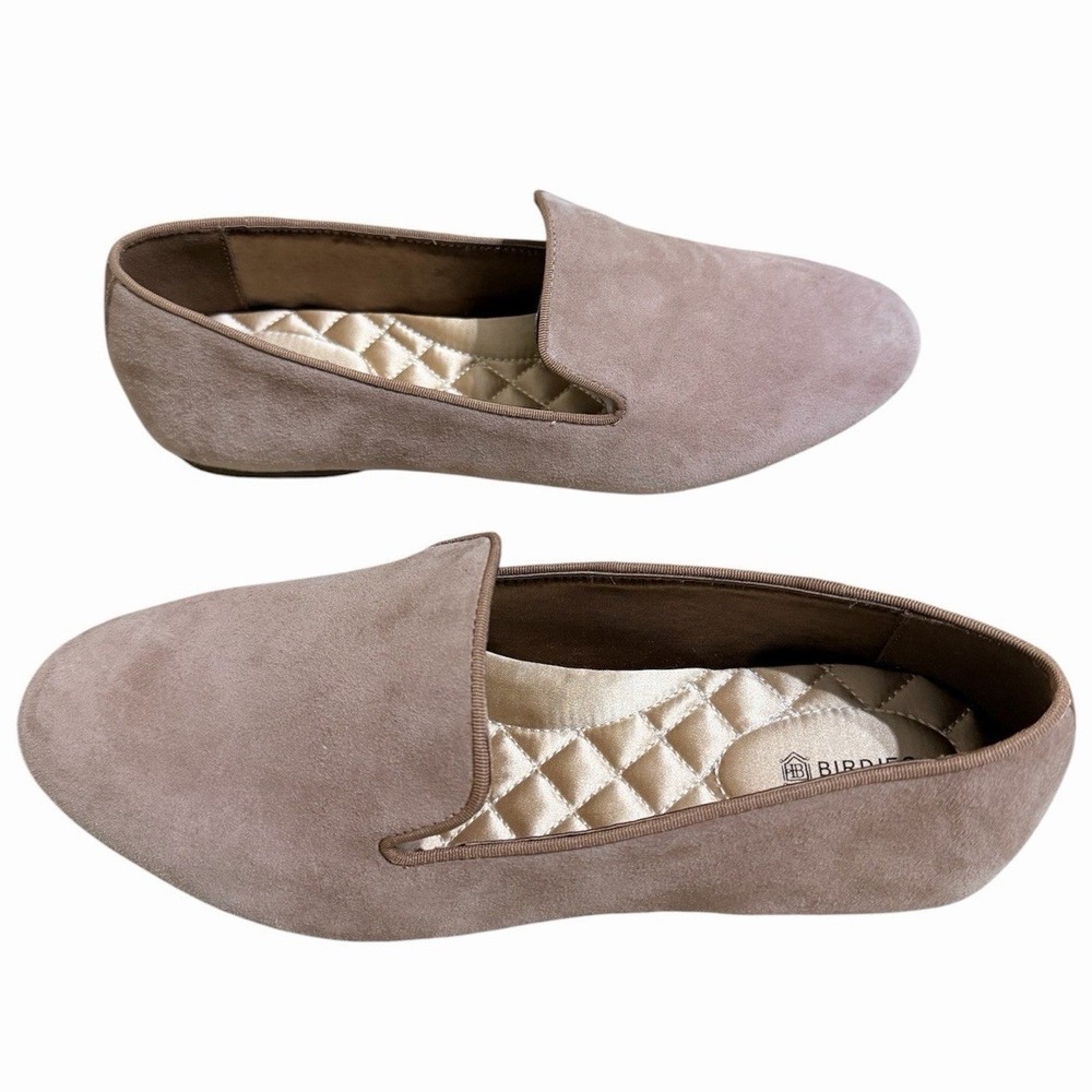 Birdies The New Starling Slipper Latte Suede Flats Minimalist Women's Size 9 - Picture 3 of 7